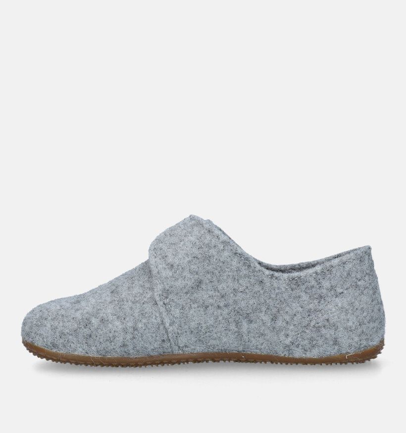 Living Kitzbühel Pantoufles fermées en Gris clair pour filles, garçons (331477)