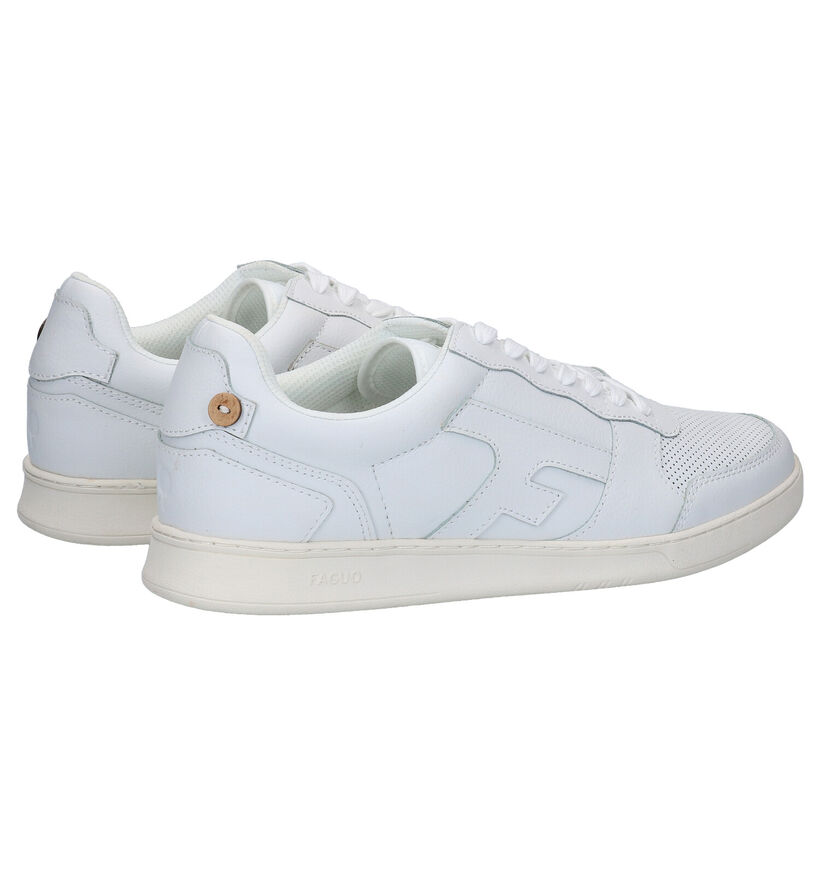 Faguo Hazel Witte Sneakers in leer (289026)