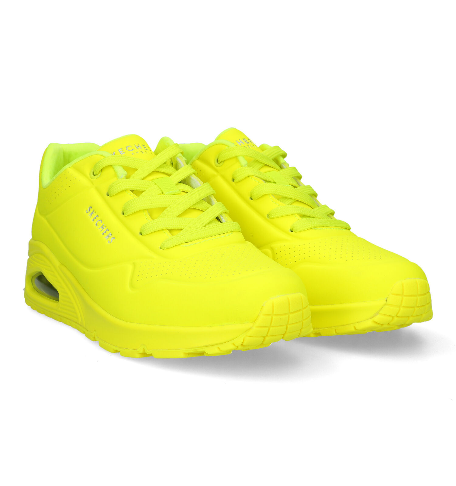 Skechers Uno Night Shades Gele Sneakers Dames Sneakers Online op TORFS.BE
