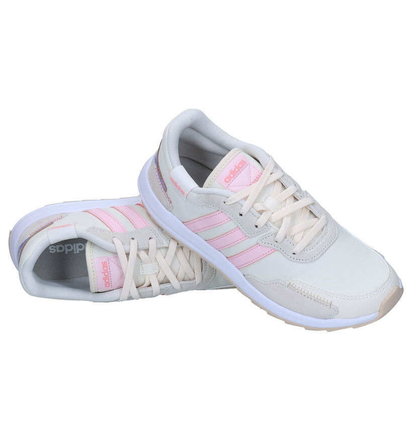 adidas Retrorun Baskets en Beige pour femmes (284807) - pour semelles orthopédiques