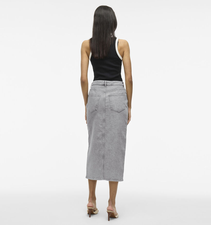 Vila Jaf Jupe mi-longues en Gris pour femmes (368100)