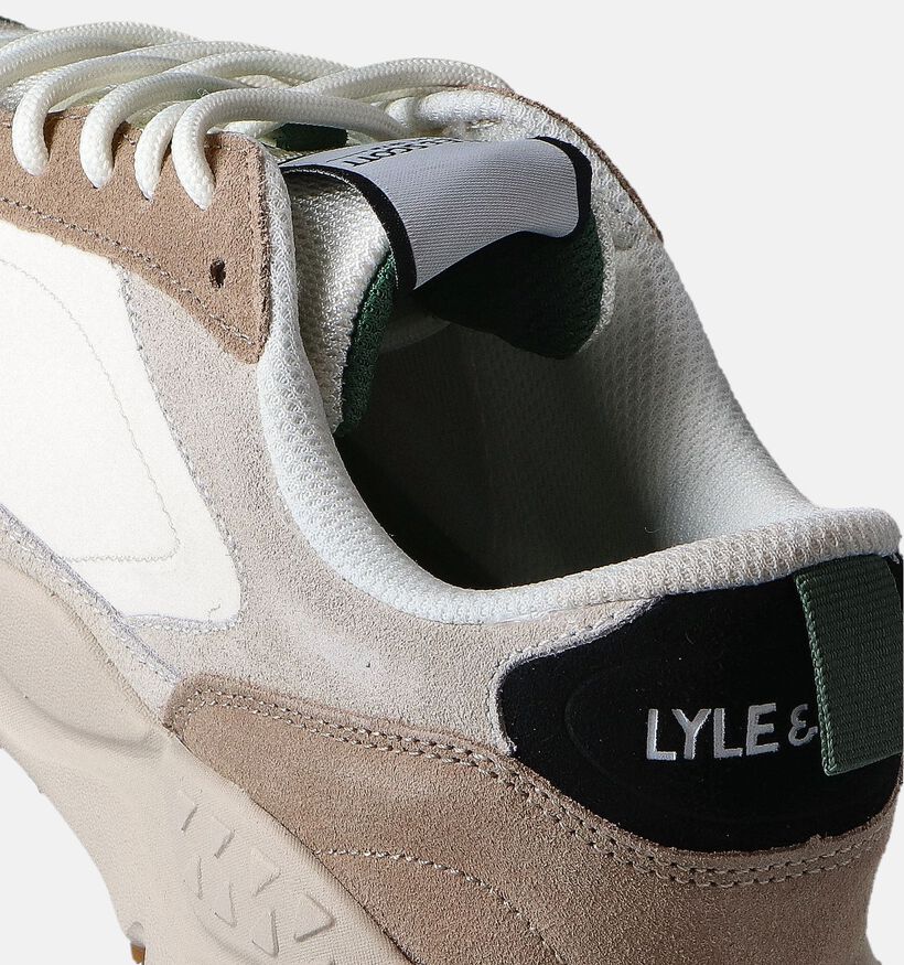Lyle Scott Girvan Beige Veterschoenen voor heren (354471) - geschikt voor steunzolen