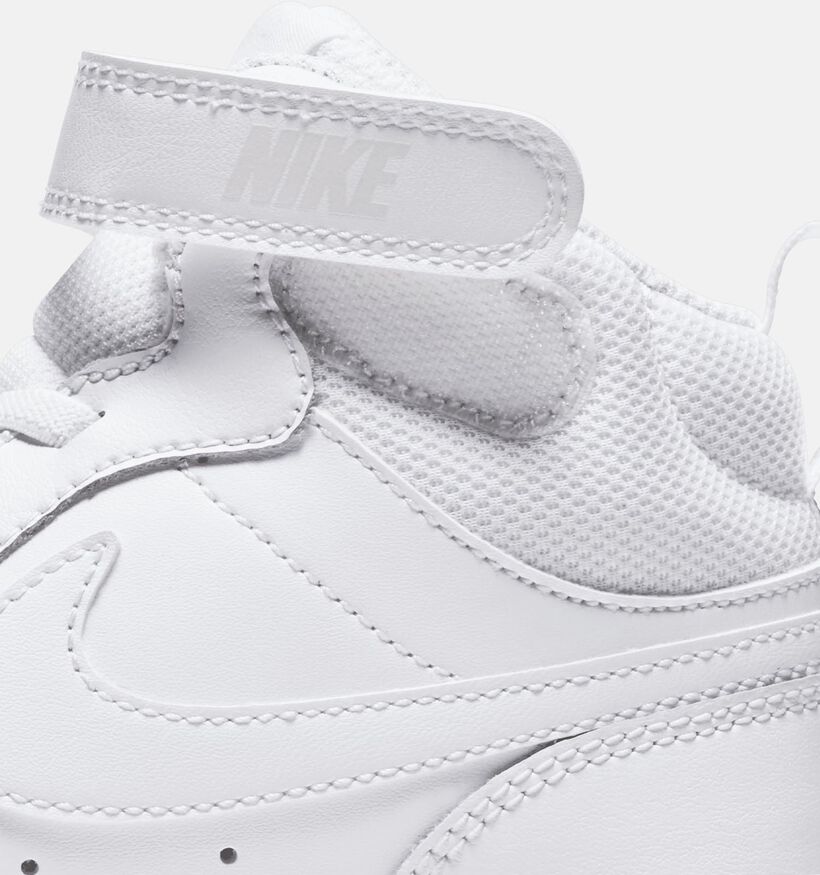 Nike Court Borough MID 2 PS Witte Sneakers voor meisjes, jongens (347942)