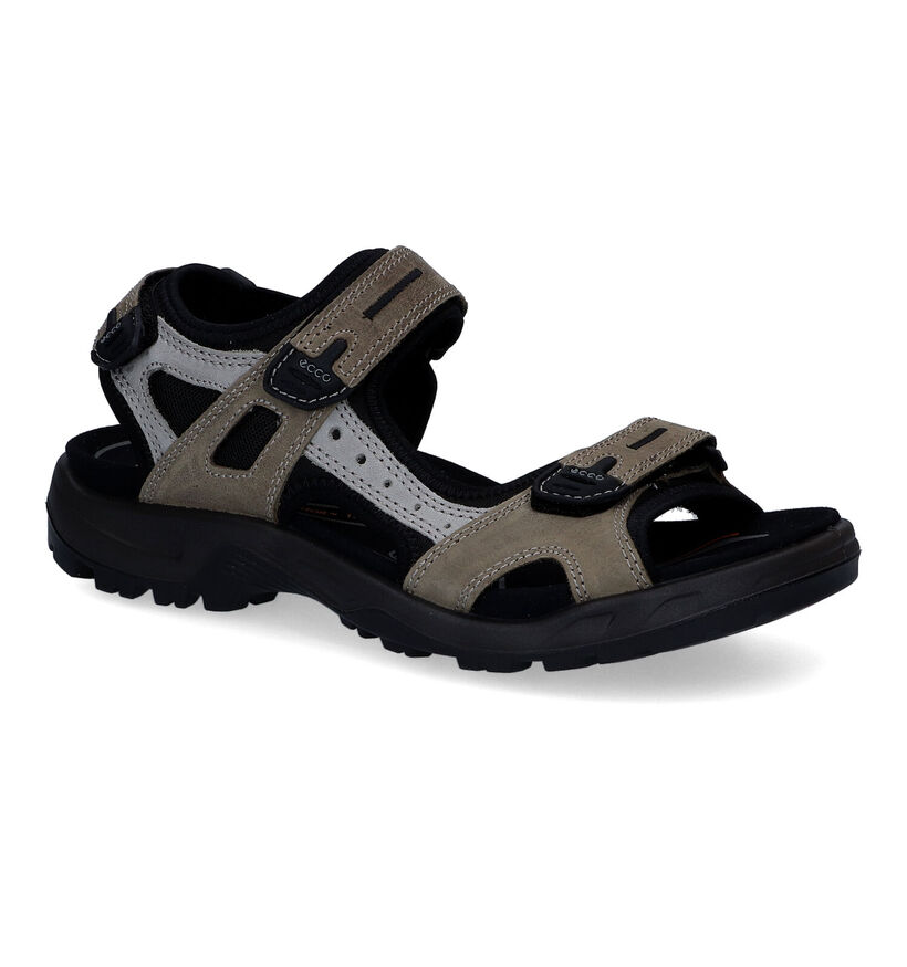 ECCO Yucatan Taupe Sandalen voor heren (306675)