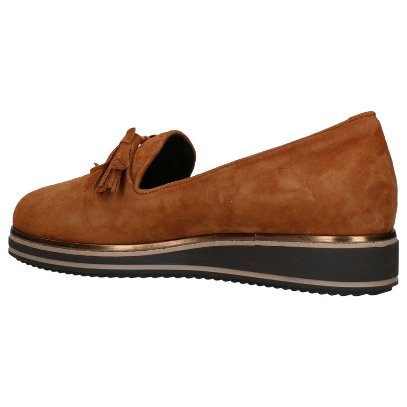 Via Limone Cognac Loafers voor dames (280006) - geschikt voor steunzolen