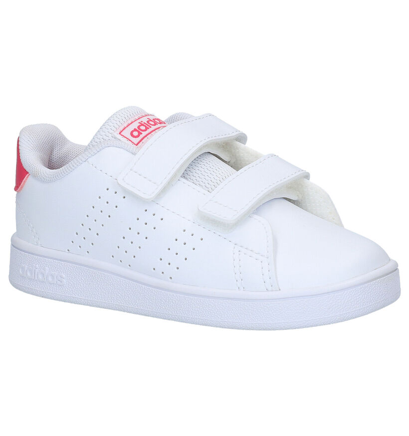 adidas Advantage I Witte Babysneakers in kunstleer (284709)