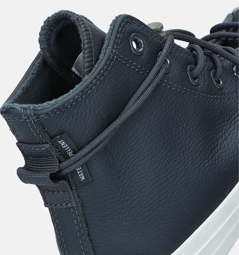 Converse CT All Star Wheaterized Leather Baskets en Bleu pour femmes (348827)