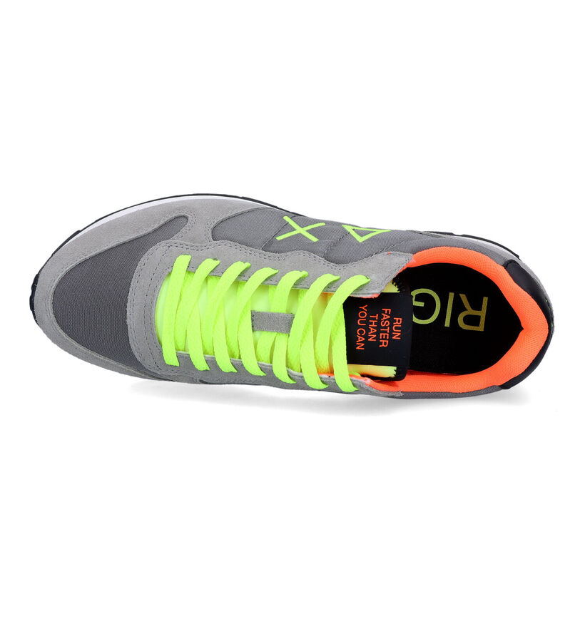 Sun 68 Tom Fluo Baskets en Vert kaki pour hommes (322373) - pour semelles orthopédiques