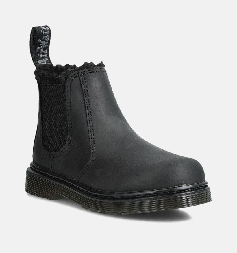 Dr. Martens 2976 Leonore Mono Zwarte Chelsea Boots voor jongens, meisjes (359636)