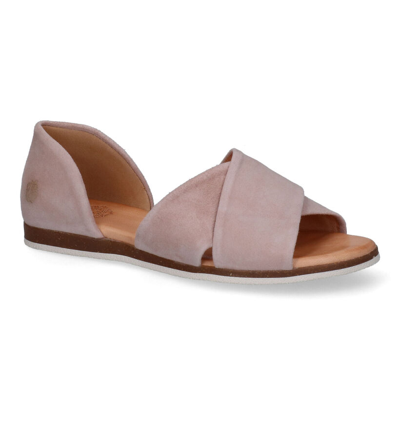 Apple of Eden Chuisi Gele Sandalen in daim (322605)
