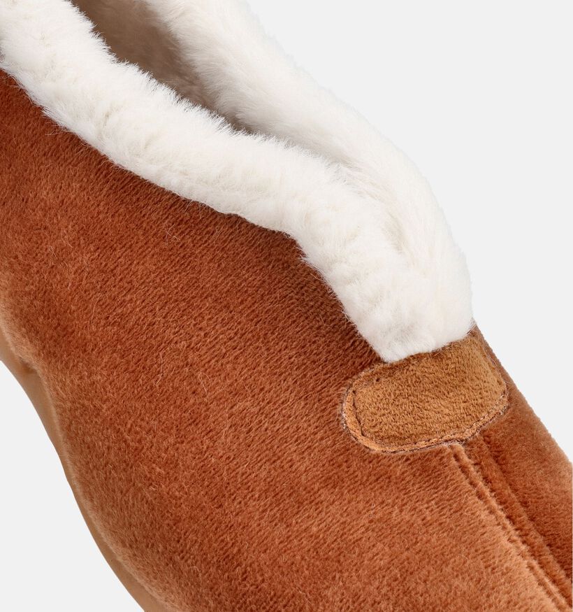 Comfort Plus Cognac Pantoffels voor dames (380871)