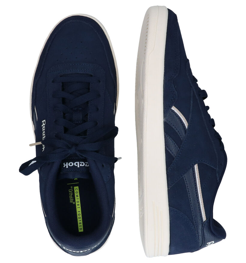 Reebok Royal Techque Baskets en Bleu en simili cuir (293476)