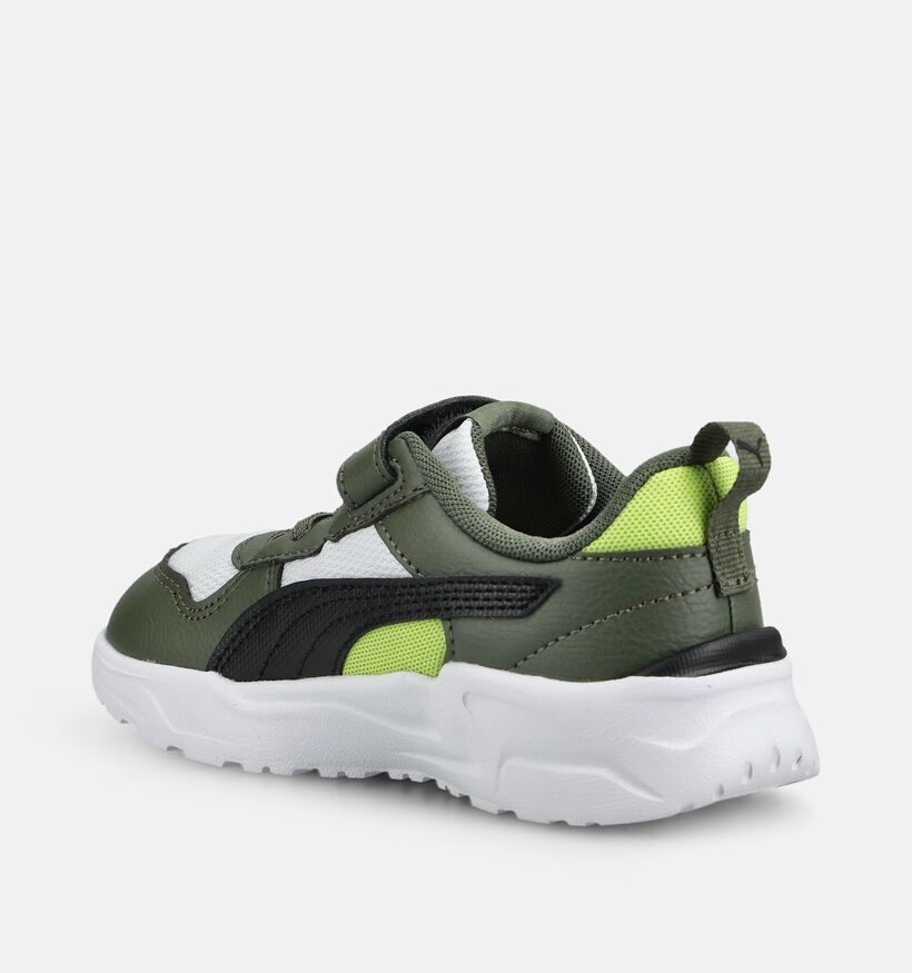 Puma Trinity 2 LT Baskets basses en Vert pour filles, gar&ccedil;ons (375567) - pour semelles orthop&eacute;diques