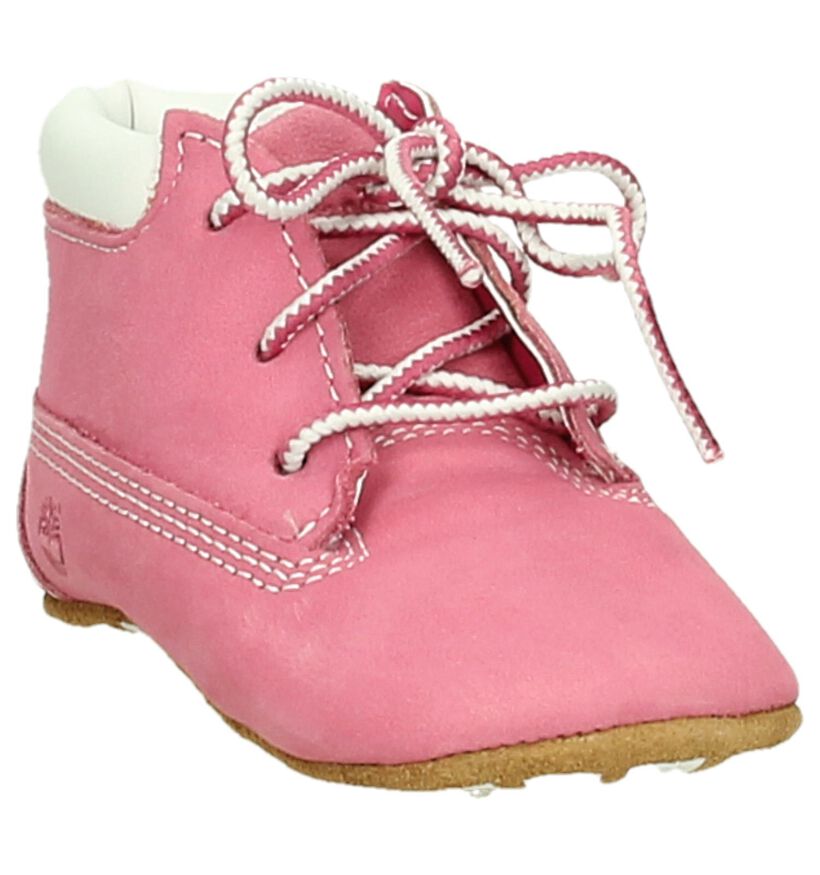 Timberland Crib Bootie Roze Babyschoentjes en Muts, , pdp