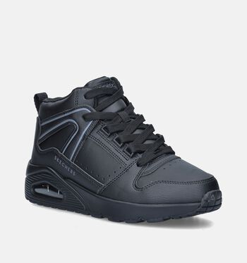 Skechers Memory Foam High Sneakers Zwart