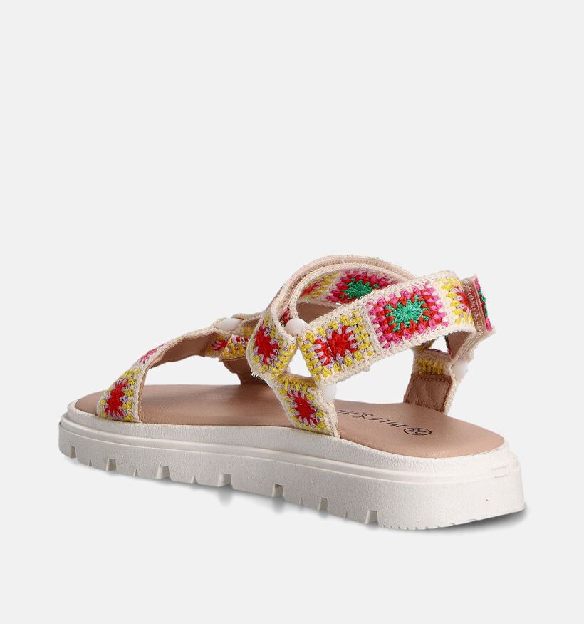 Milo & Mila Granny Square Sandalen Beige voor meisjes (359281)
