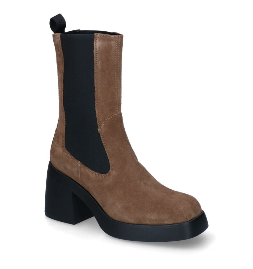 Vagabond Brooke Bottes en Taupe pour femmes (315660)