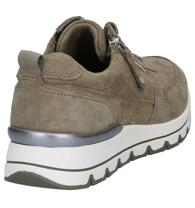 Tamaris Chaussures à lacets en Khaki pour femmes (296760) - pour semelles orthopédiques