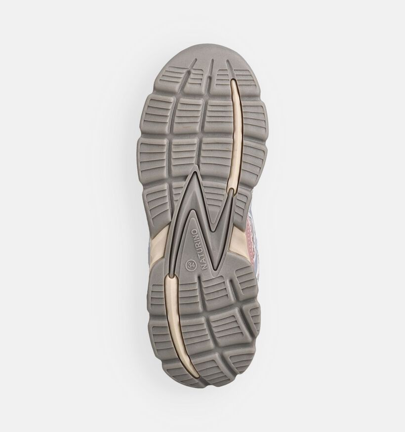 Naturino Wave Lichtroze Sneakers voor meisjes (377262) - geschikt voor steunzolen