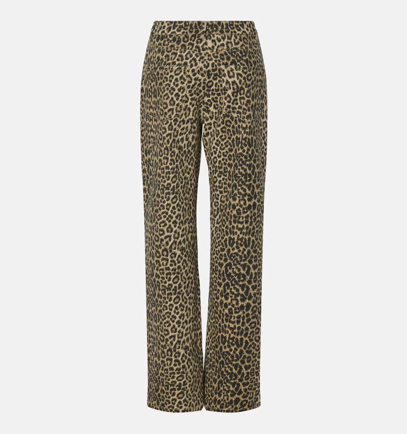 Pieces Salume Bruine Straight leg jeans voor dames (352469)