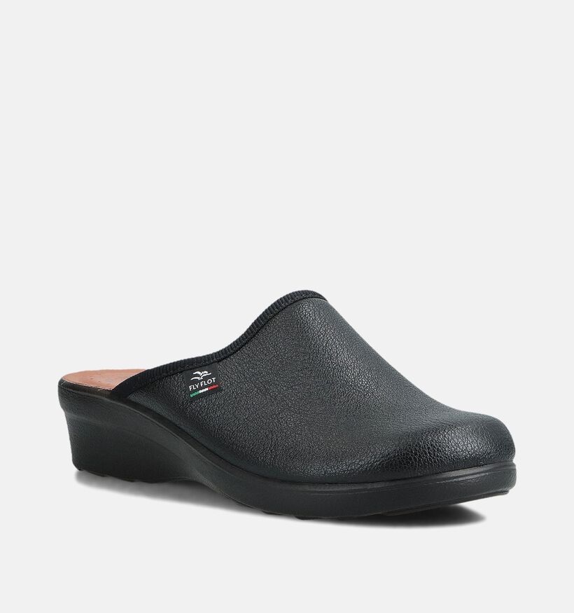 Fly Flot Zwarte Pantoffels voor dames (366071)