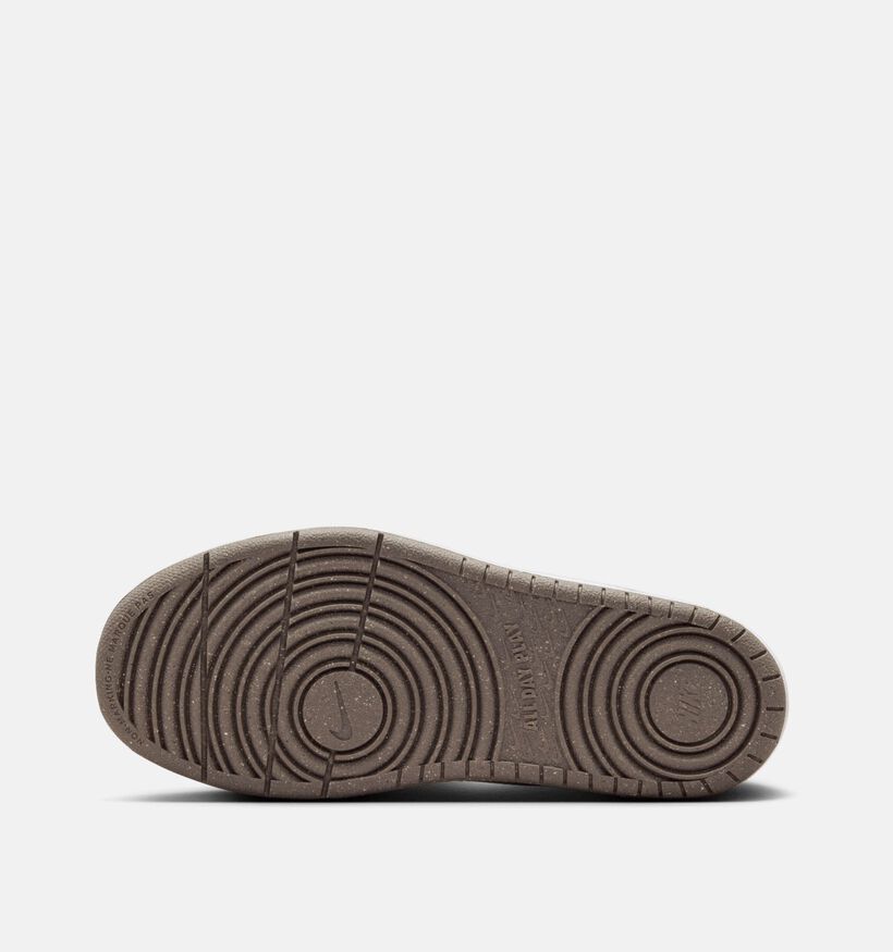 Nike Court Borough Low Bruine/Witte Sneakers voor meisjes, jongens (376158)