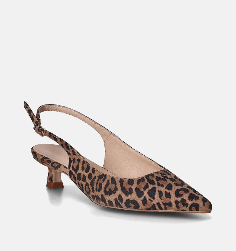 March23 Escarpins slingback en Marron pour femmes (355971)