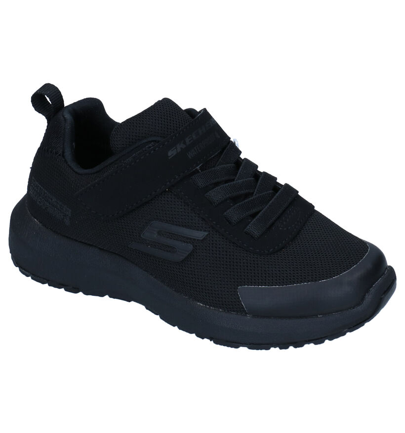 Skechers Dynamic Tread Zwarte Sneakers in kunstleer (295073)
