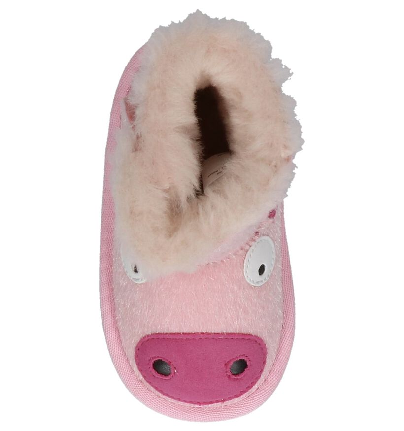 EMU Bottes basses en Rose clair en faux fur (231516)