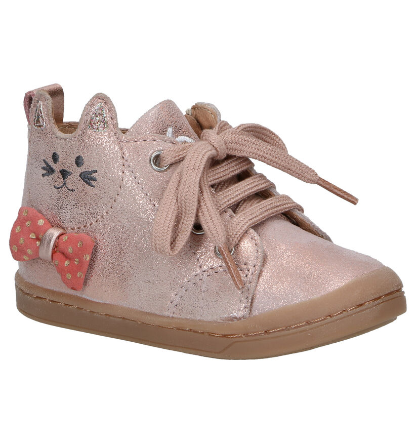Shoo Pom Kiki Wou Chaussures pour b&eacute;b&eacute; en Rose pour filles (314434)