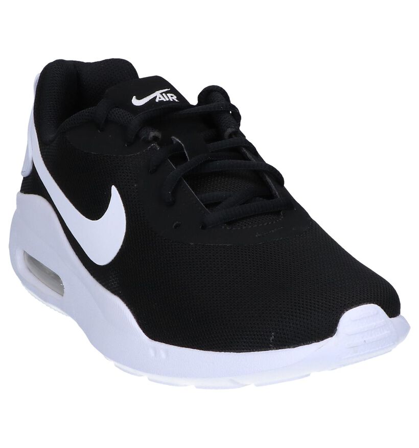 Nike Air Max Oketo Zwarte Sneakers in stof (274959)