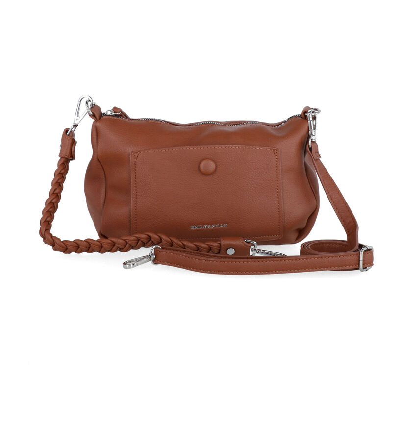 Emily & Noah Fiorella Beige Schoudertas in kunstleer (299589)