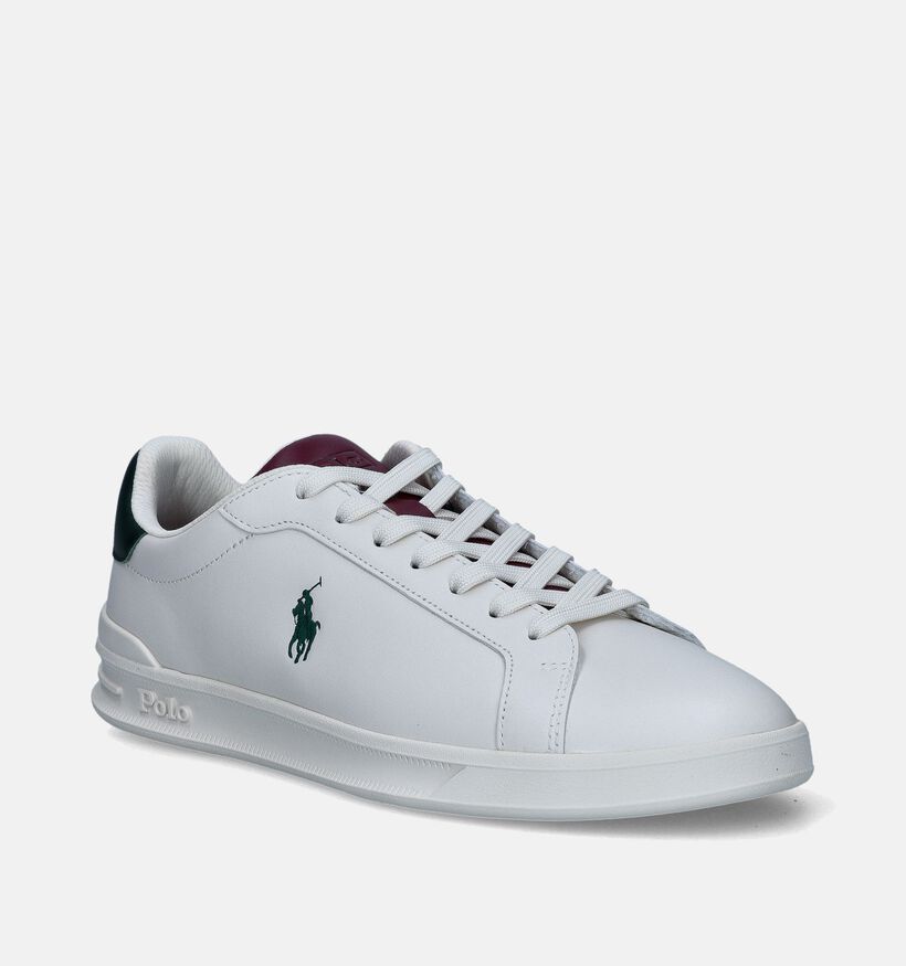 Polo Ralph Lauren Heritage Court Chaussures à lacets en Blanc pour hommes (344924)