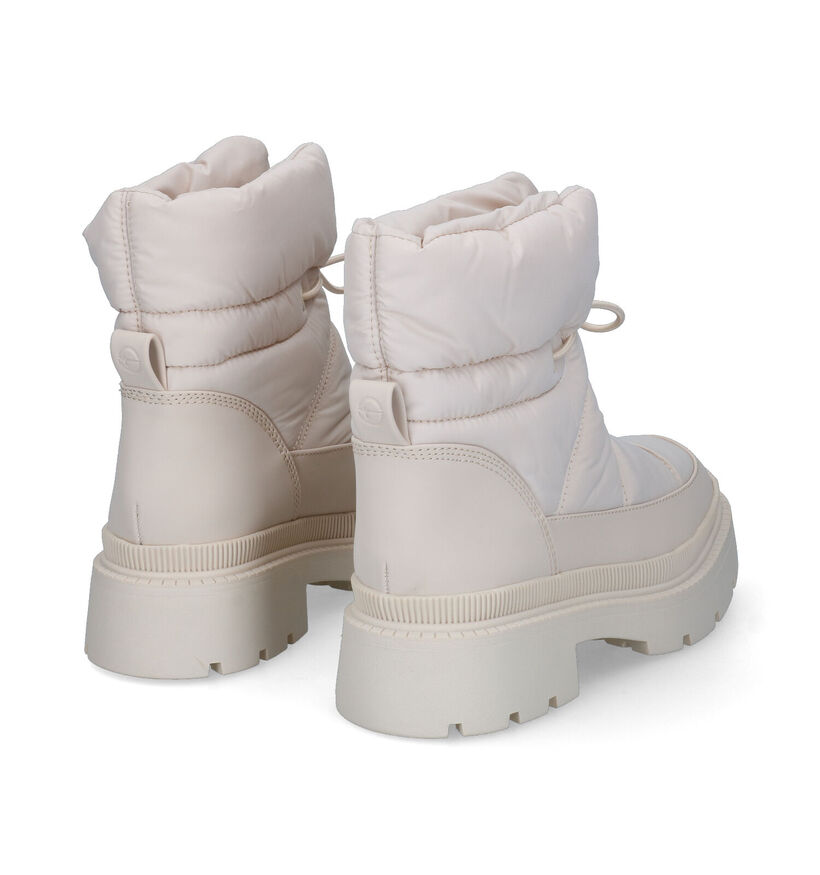 Tamaris Bottes de neige en Écru pour femmes (315509)