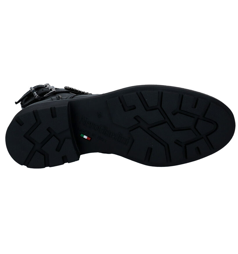 NeroGiardini Boots à lacets en Noir en cuir (296634)