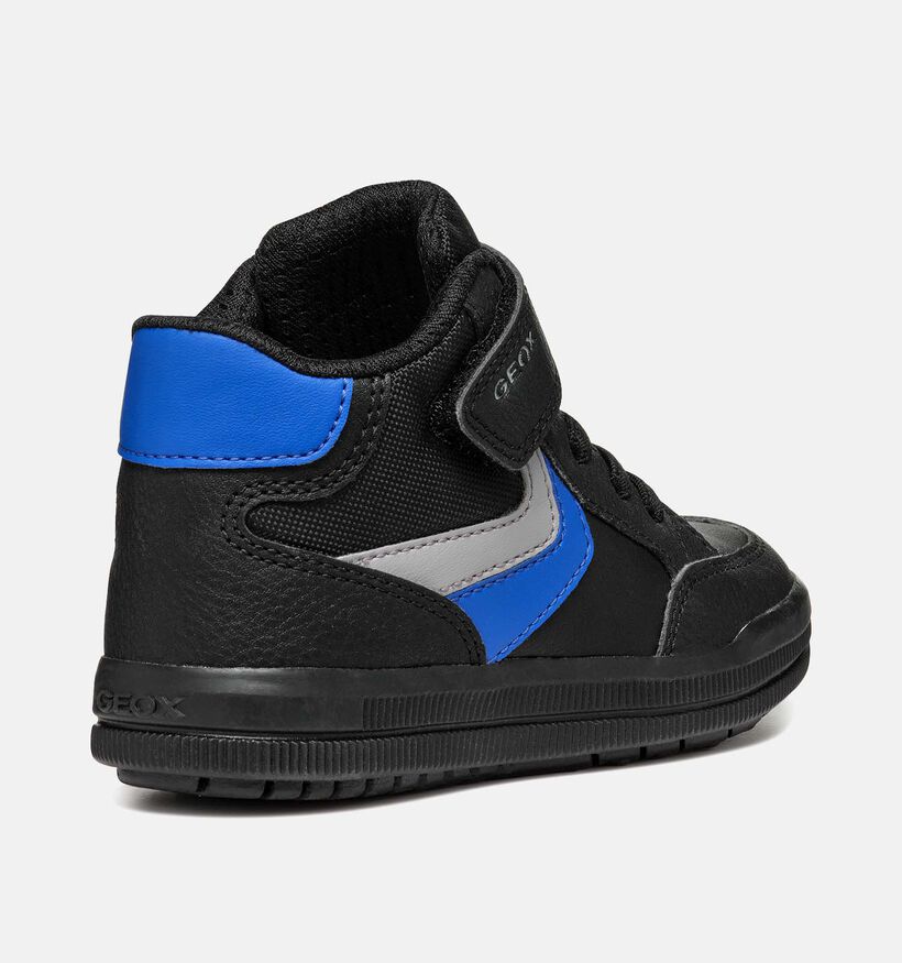 Geox Arzach Chaussures hautes en Noir pour garçons (345932) - pour semelles orthopédiques