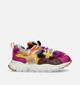 Naturino x Flower Mountain Yamano Bruine Sneakers voor meisjes (349004) - geschikt voor steunzolen