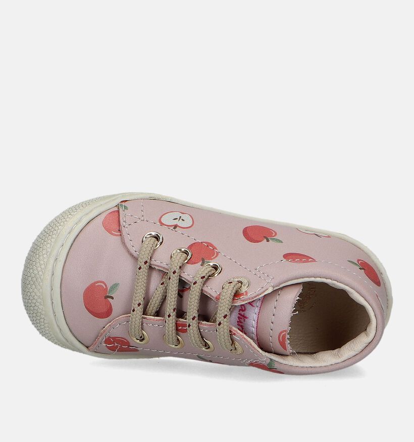 Naturino Cocoon Roze Babyschoenen voor meisjes (316120) - geschikt voor steunzolen