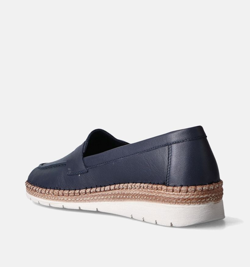 Hush Puppies Blauwe Instappers voor dames (357583) - geschikt voor steunzolen