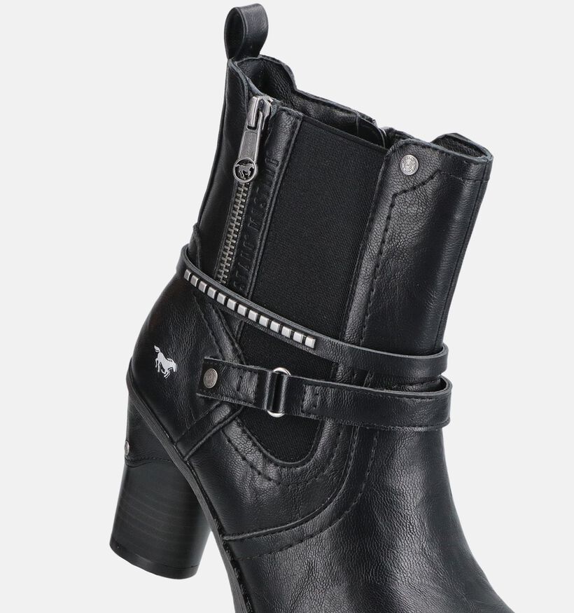 Mustang Bottines &agrave; talons hautes en Noir pour femmes (378910)
