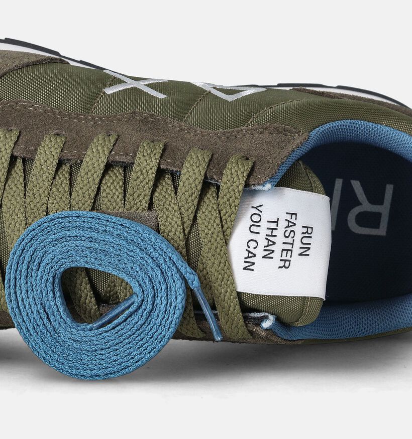 Sun68 Tom Solid Baskets en Vert Khaki pour hommes (351842) - pour semelles orthopédiques
