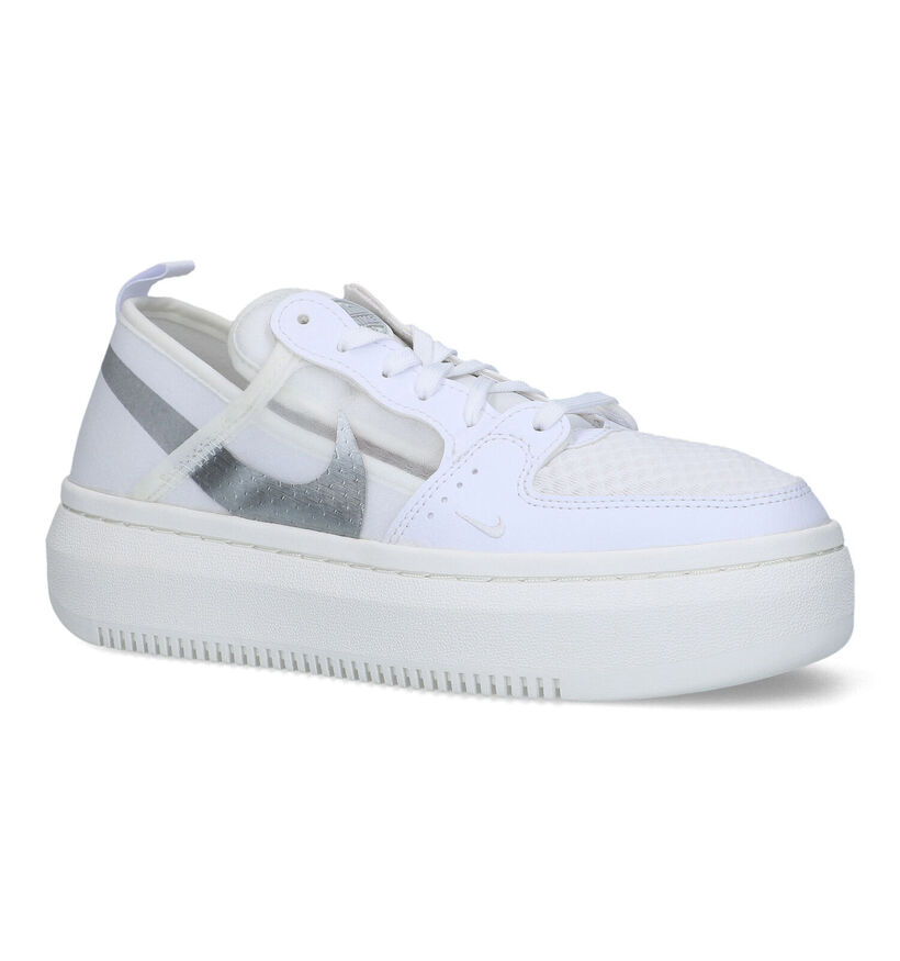 Nike Court Vision Alta Baskets en Blanc pour femmes (324605)