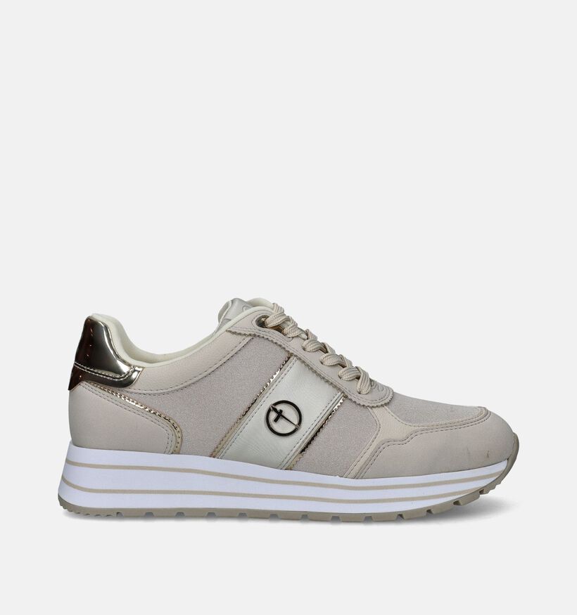 Tamaris Beige Sneakers voor dames (351521) - geschikt voor steunzolen