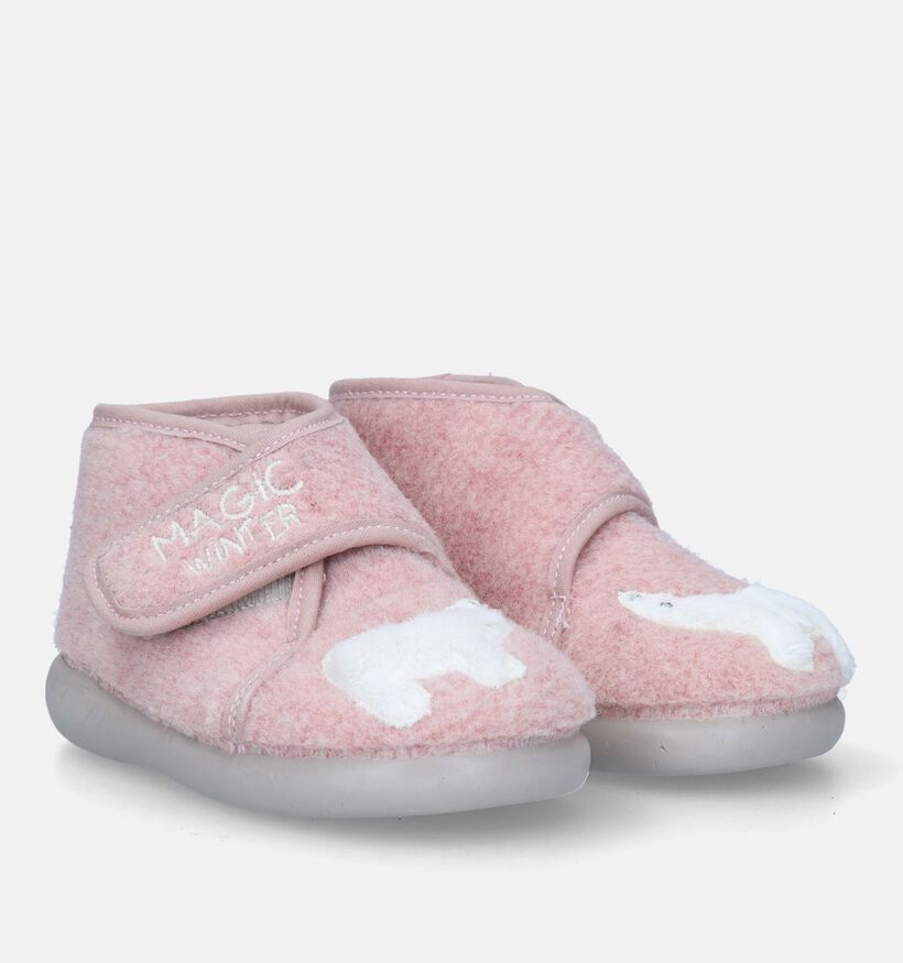 Milo & Mila Roze Pantoffels voor meisjes (332272) - geschikt voor steunzolen