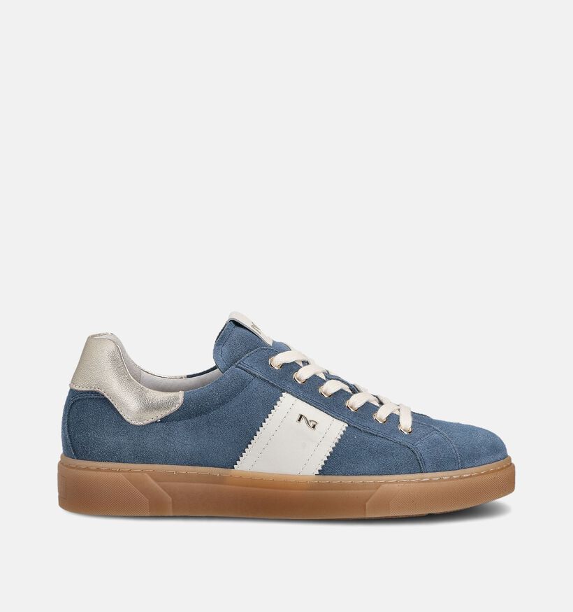 NeroGiardini Blauwe Sneakers voor dames (369070) - geschikt voor steunzolen