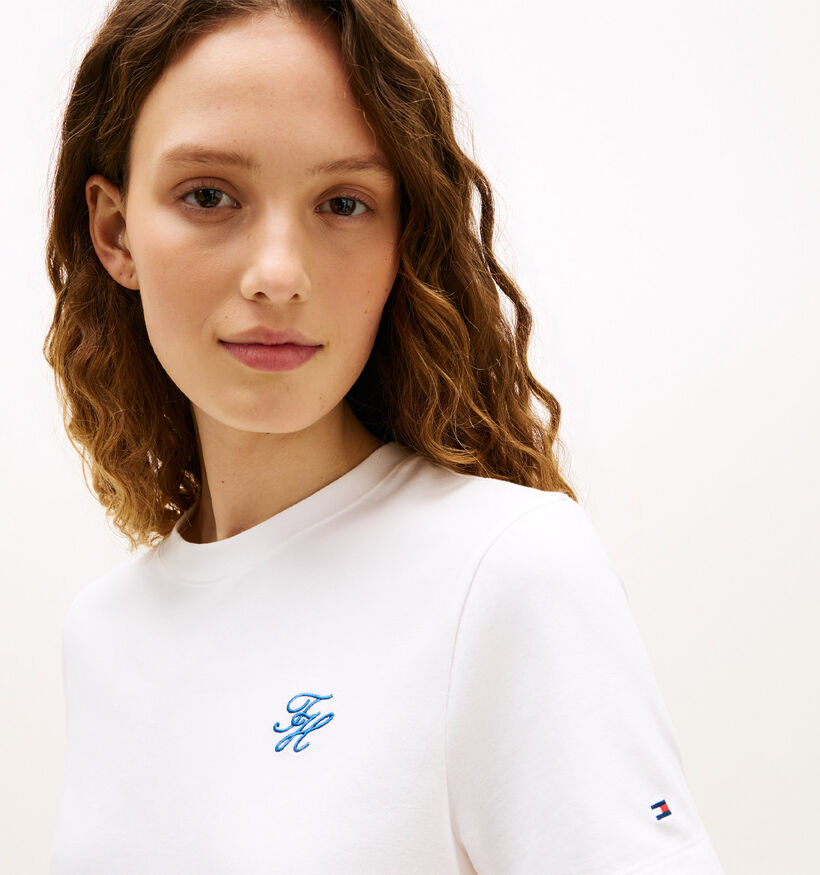Tommy Hilfiger Ecru T-shirt voor dames (369258)