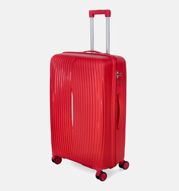 Love To Travel Reiskoffers Zwart/Taupe/Rood/Groen