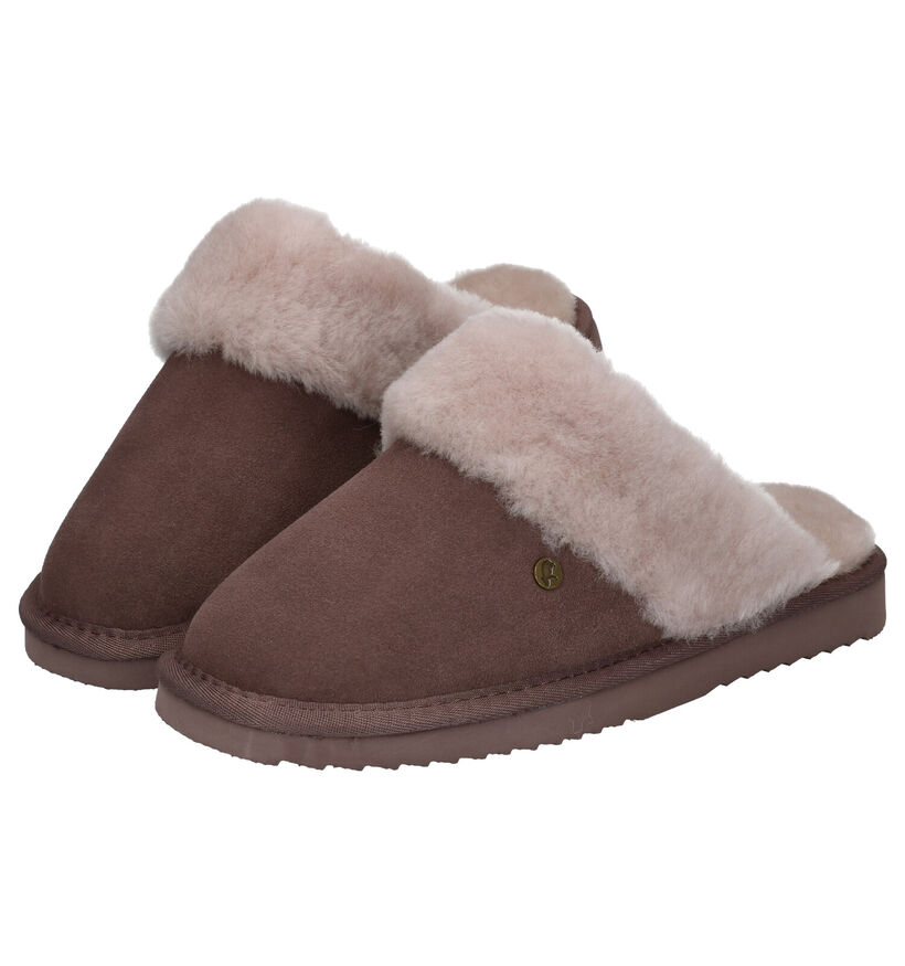 Warmbat Flurry Cognac Pantoffels voor dames (346207)