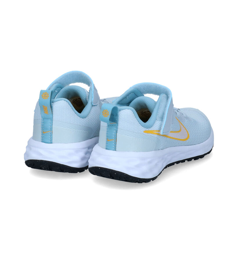 Nike Revolution Baskets en Bleu en simili cuir (309003)