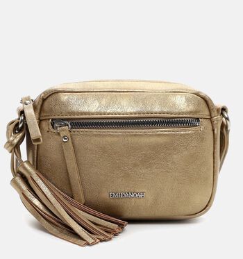 Emily & Noah Crossbody tassen Oranje/Goud/Cognac/Bordeaux/Groen